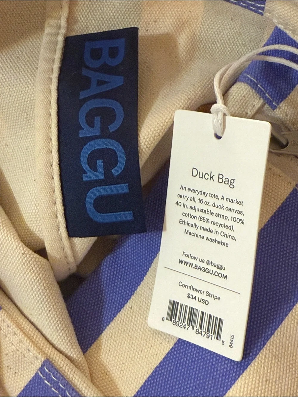 BAGGU cornflower blue